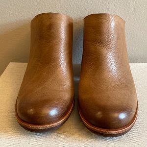 Kork-Ease. Challis. Chunky heeled mule. Size 8.5. Brown Terra.